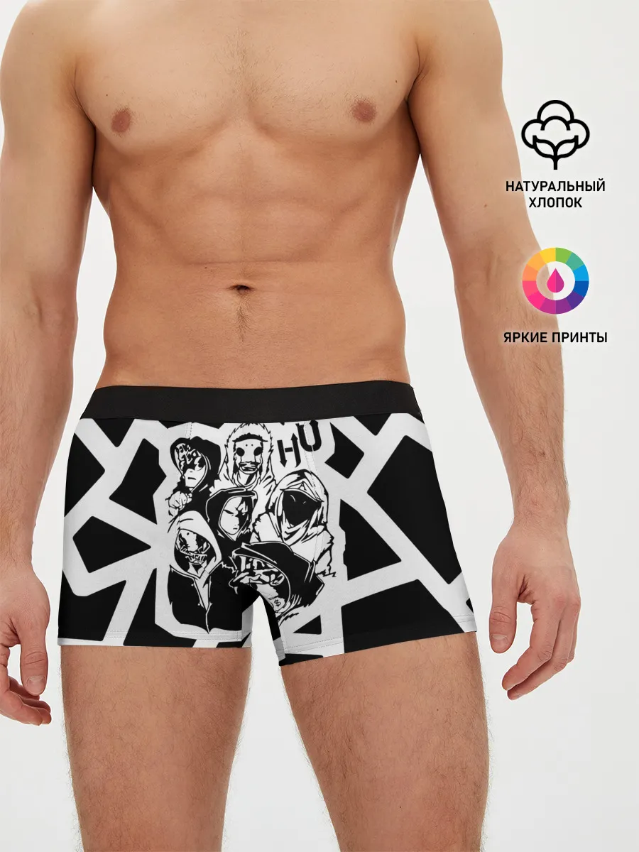 Мужские трусы боксеры / Hollywood Undead