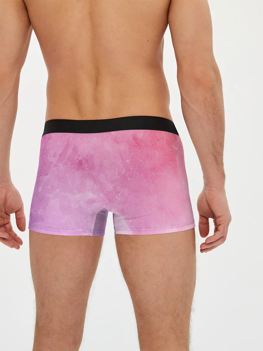 Мужские трусы боксеры / sorry im late 3d