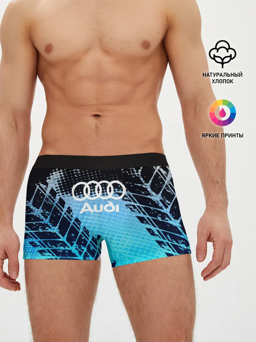 Мужские трусы боксеры / Audi sport auto motors