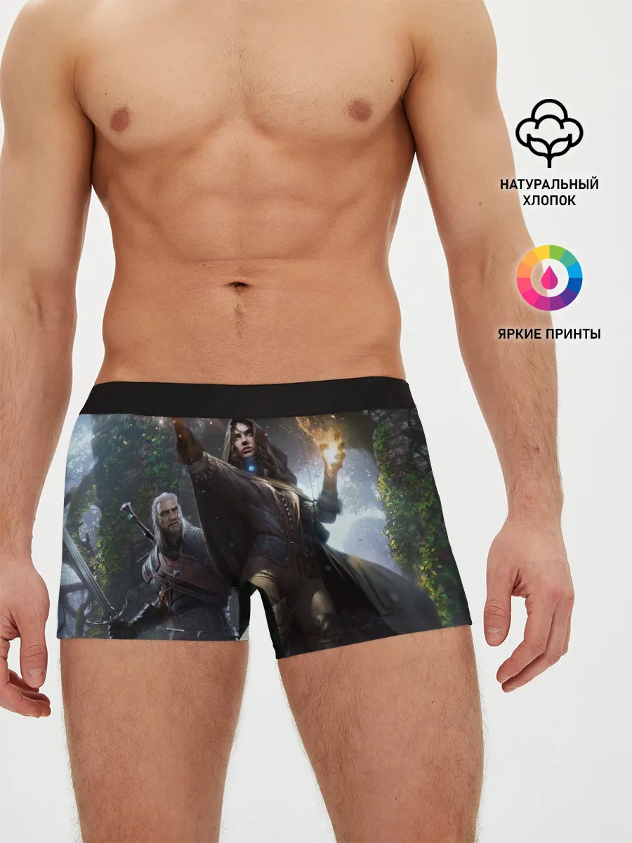 Мужские трусы боксеры / Йеннифер и Геральт