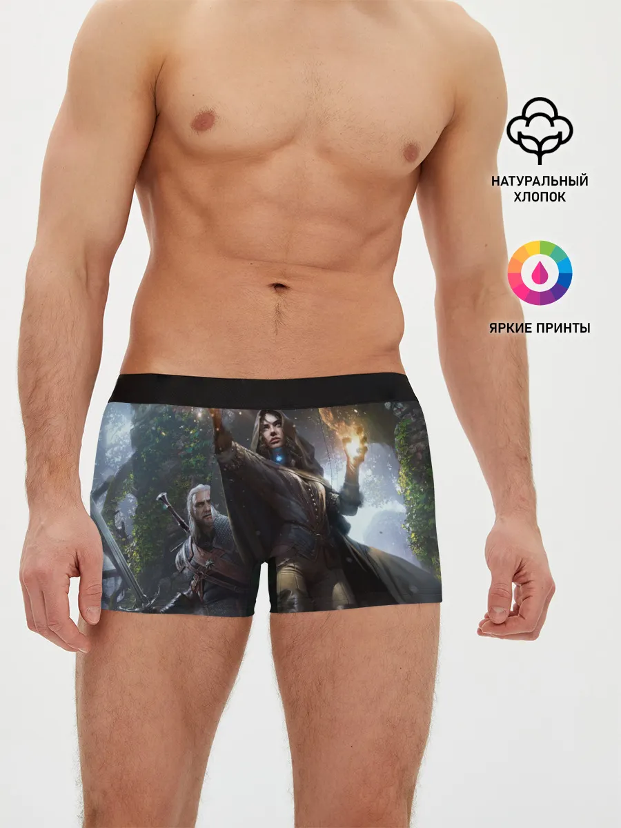 Мужские трусы боксеры / Йеннифер и Геральт