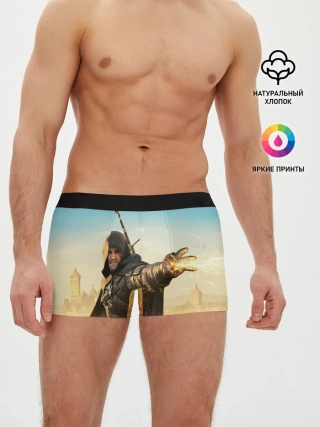 Мужские трусы боксеры / Ведьмак. Игни
