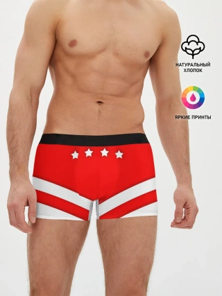 Мужские трусы боксеры / Звезды и полосы