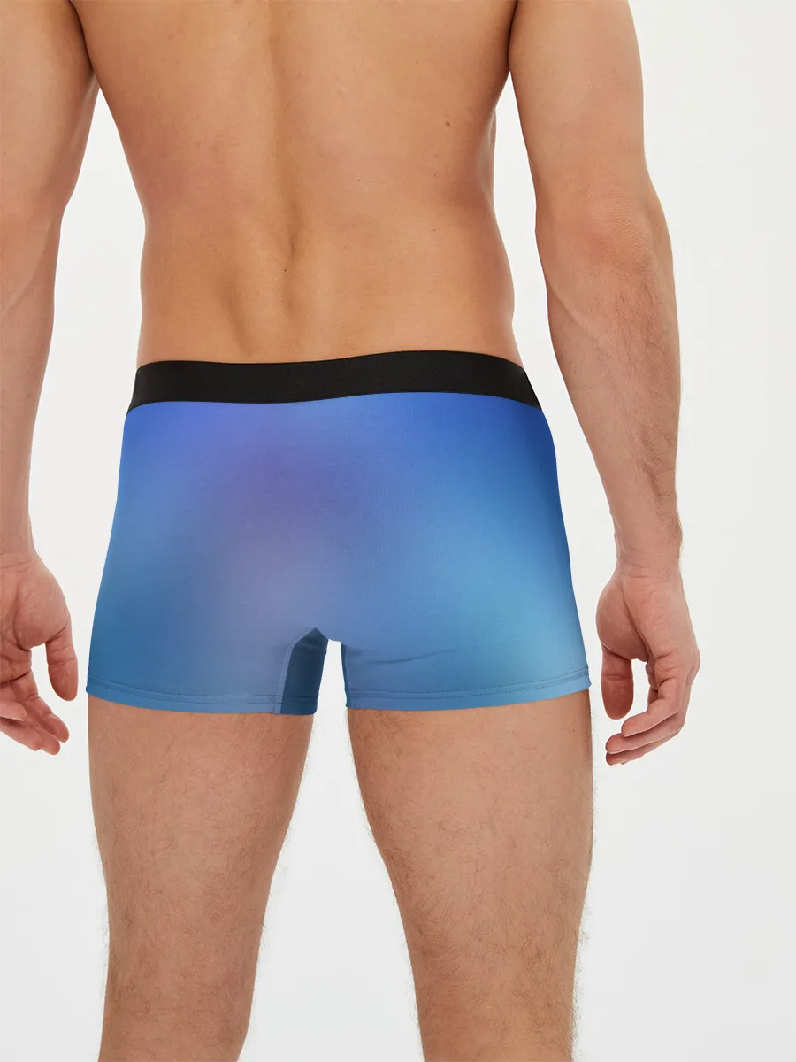 Мужские трусы боксеры / Miku на фоне космоса