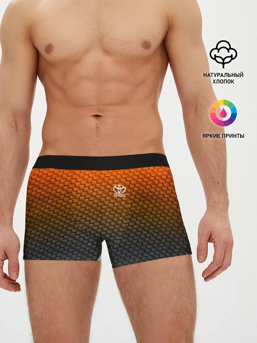 Мужские трусы боксеры / TOYOTA COLLECTION CARBON