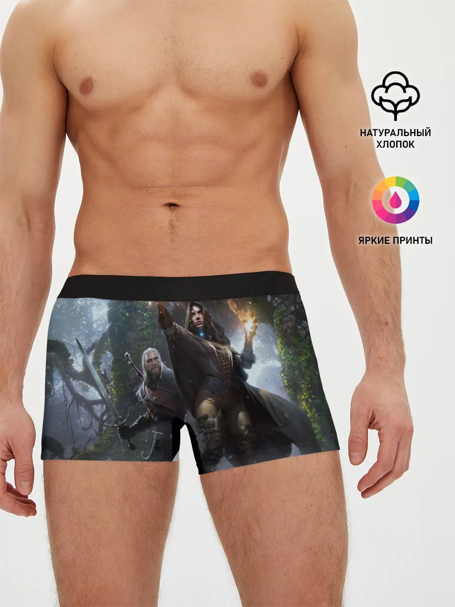 Мужские трусы боксеры / Геральт и Йен