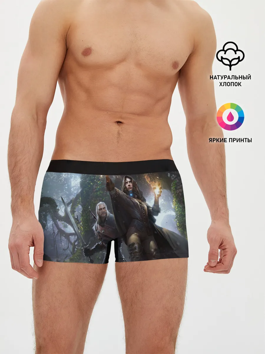 Мужские трусы боксеры / Геральт и Йен
