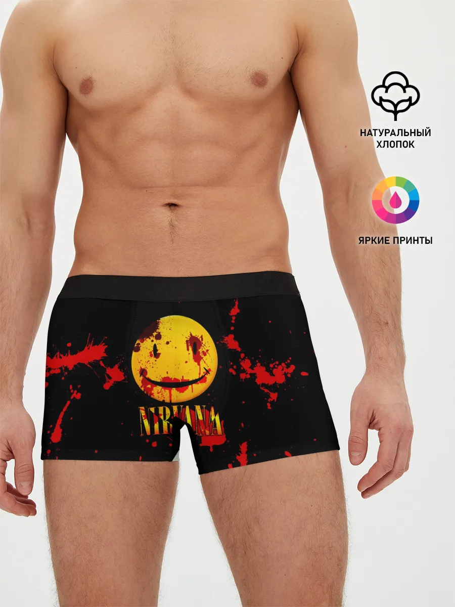 Мужские трусы боксеры / Nirvana