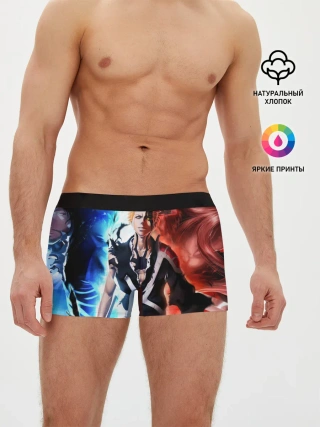 Мужские трусы боксеры / Блич лед и пламень