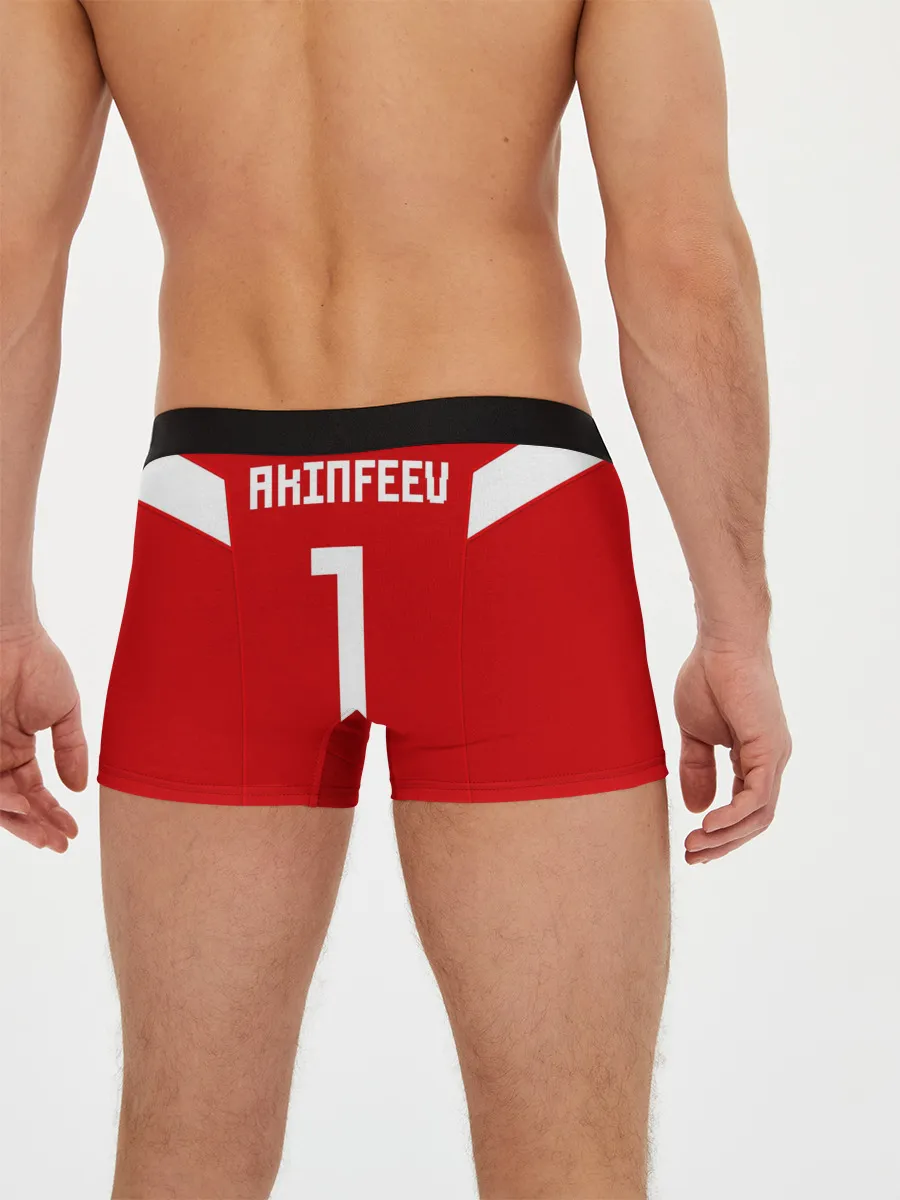 Мужские трусы боксеры / Сборная России 2018 Акинфеев