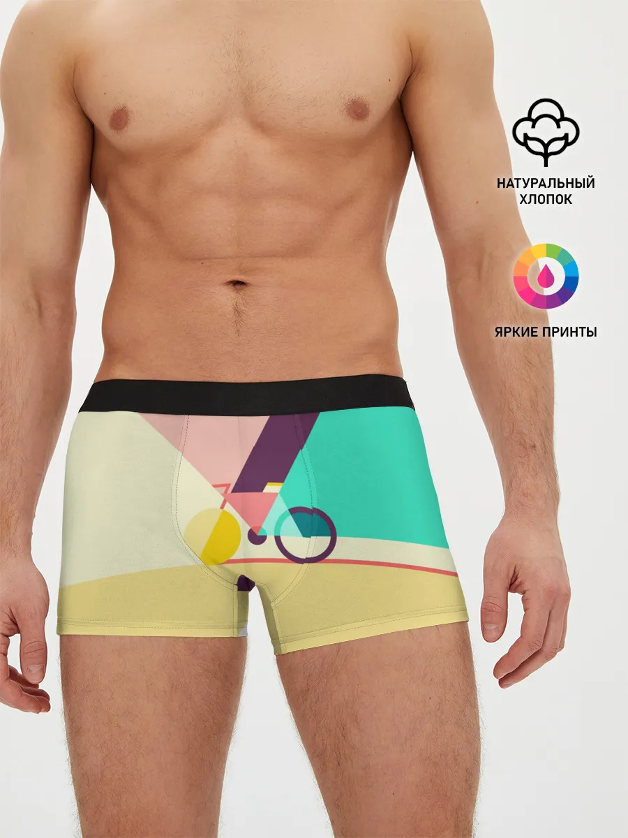 Мужские трусы боксеры / Велосипед