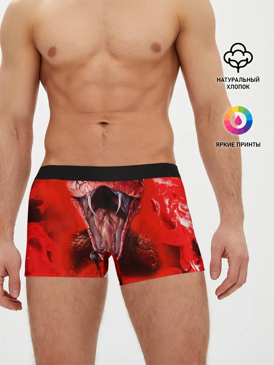 Мужские трусы боксеры / Red Snake