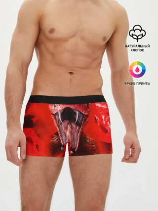 Мужские трусы боксеры / Red Snake