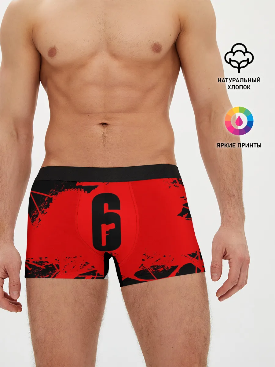 Мужские трусы боксеры / RAINBOW SIX SIEGE OUTBREAK