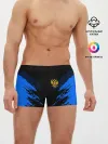 Мужские трусы боксеры / Russia-sport collection BLUE