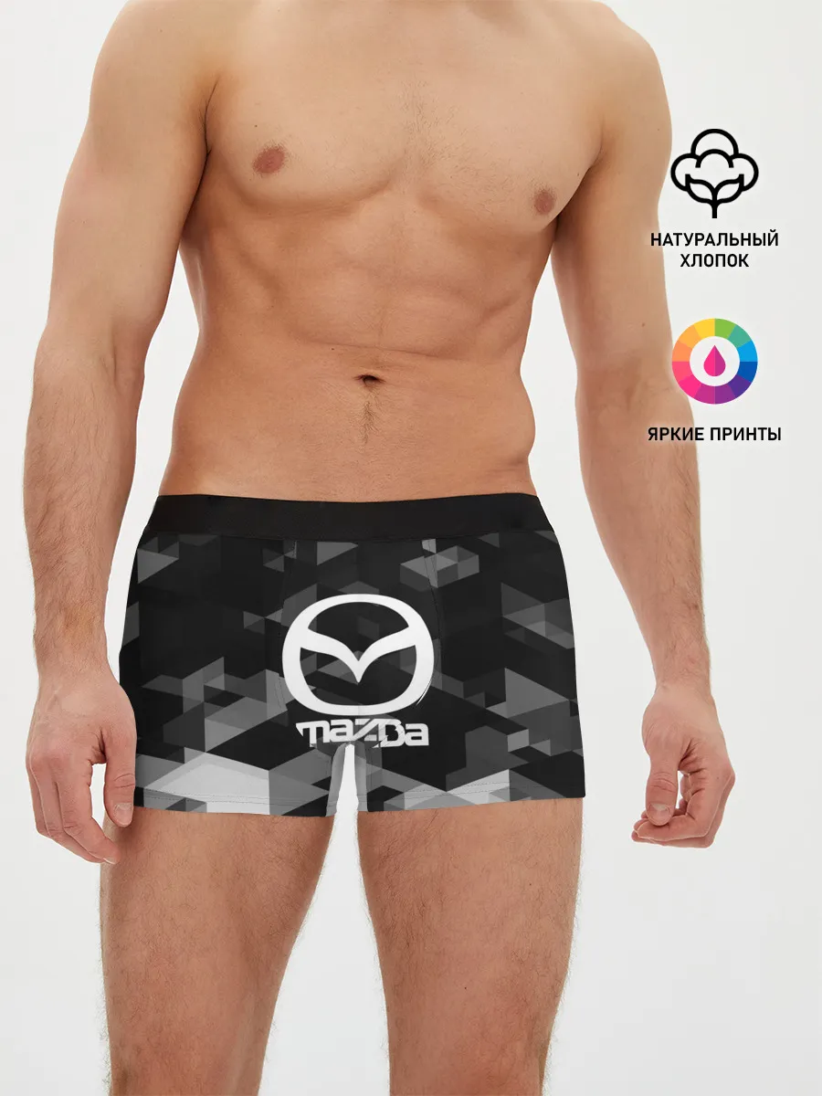 Мужские трусы боксеры / Mazda sport geometry