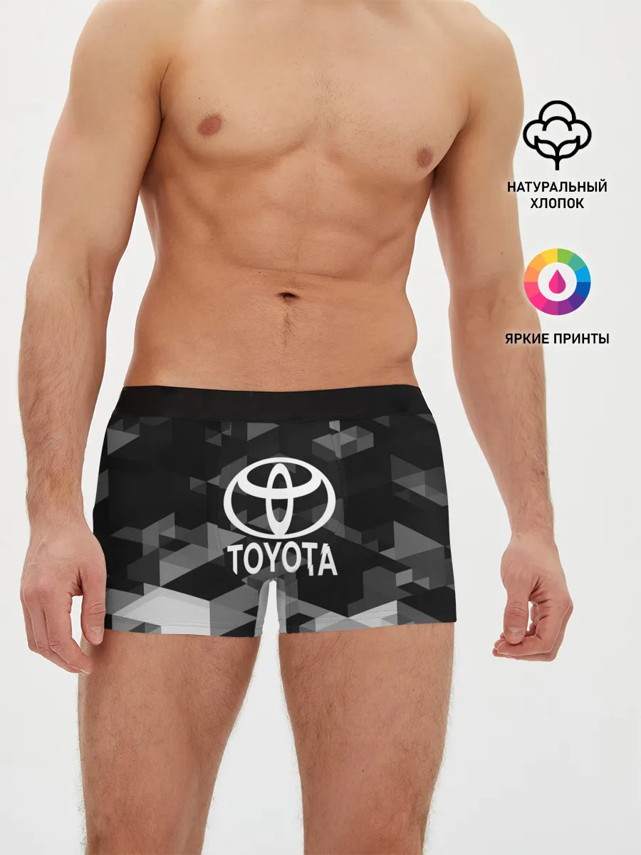 Мужские трусы боксеры / Toyota sport geometry