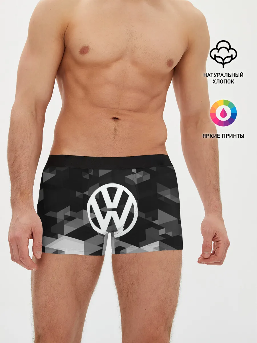Мужские трусы боксеры / Volkswagen sport geometry