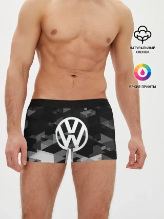 Мужские трусы боксеры / Volkswagen sport geometry