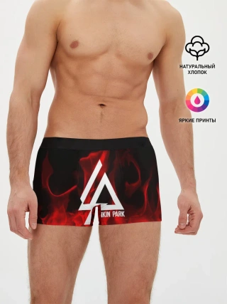 Мужские трусы боксеры / Linkin park