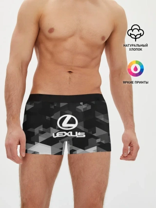 Мужские трусы боксеры / Lexus sport geometry