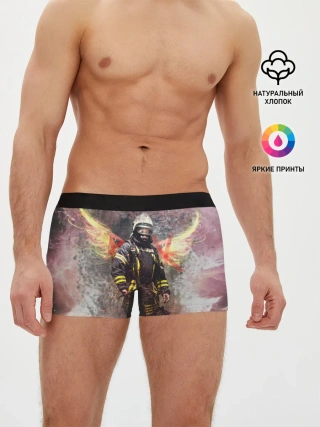 Мужские трусы боксеры / Пожарный