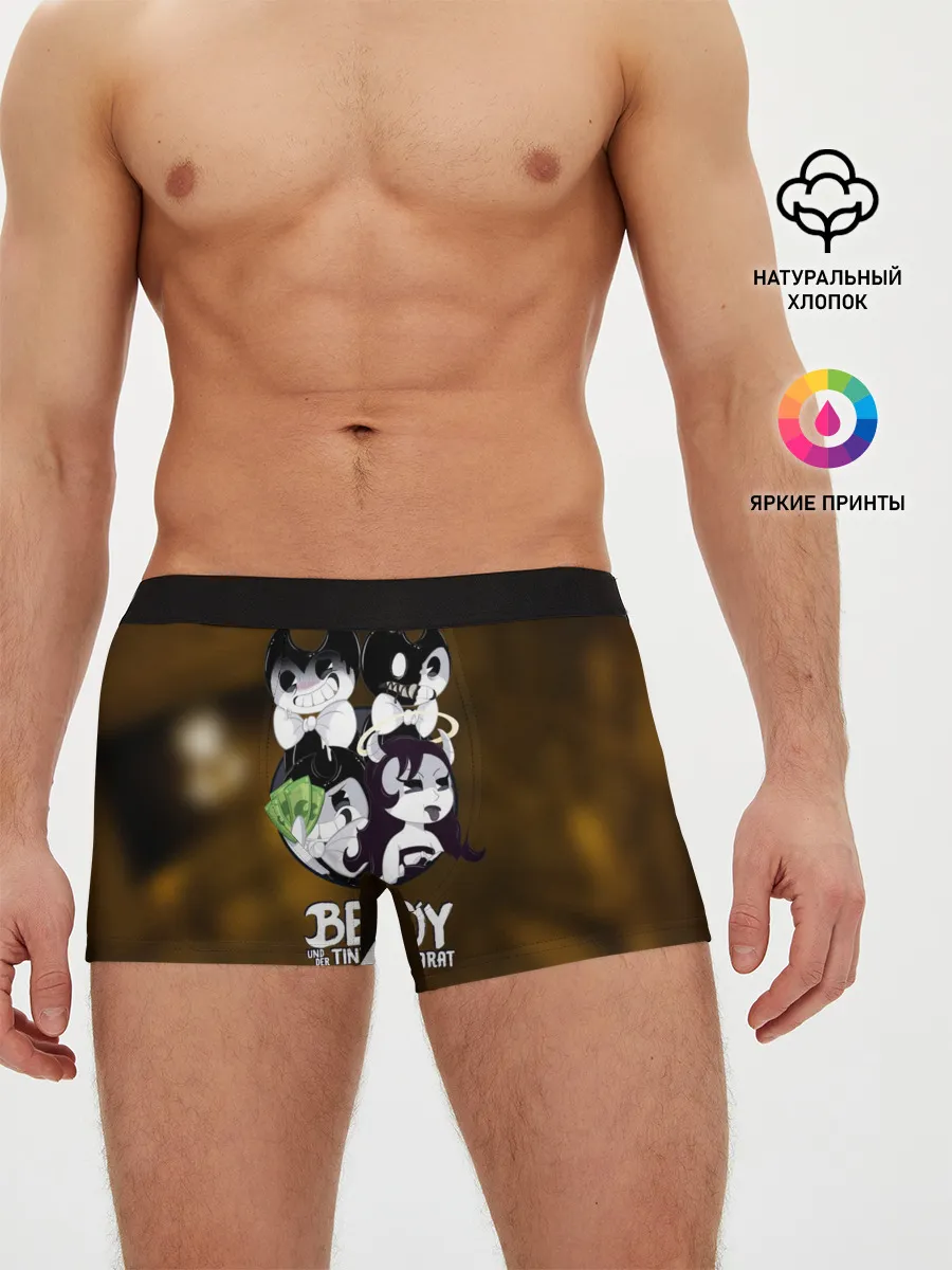 Мужские трусы боксеры / Bendy and the ink machine