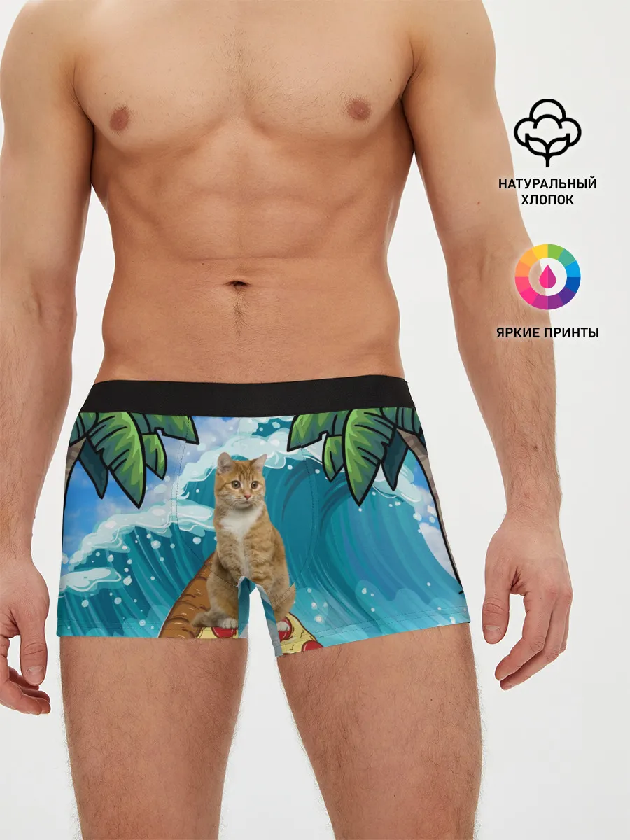 Мужские трусы боксеры / Сёрфинг на Пицце