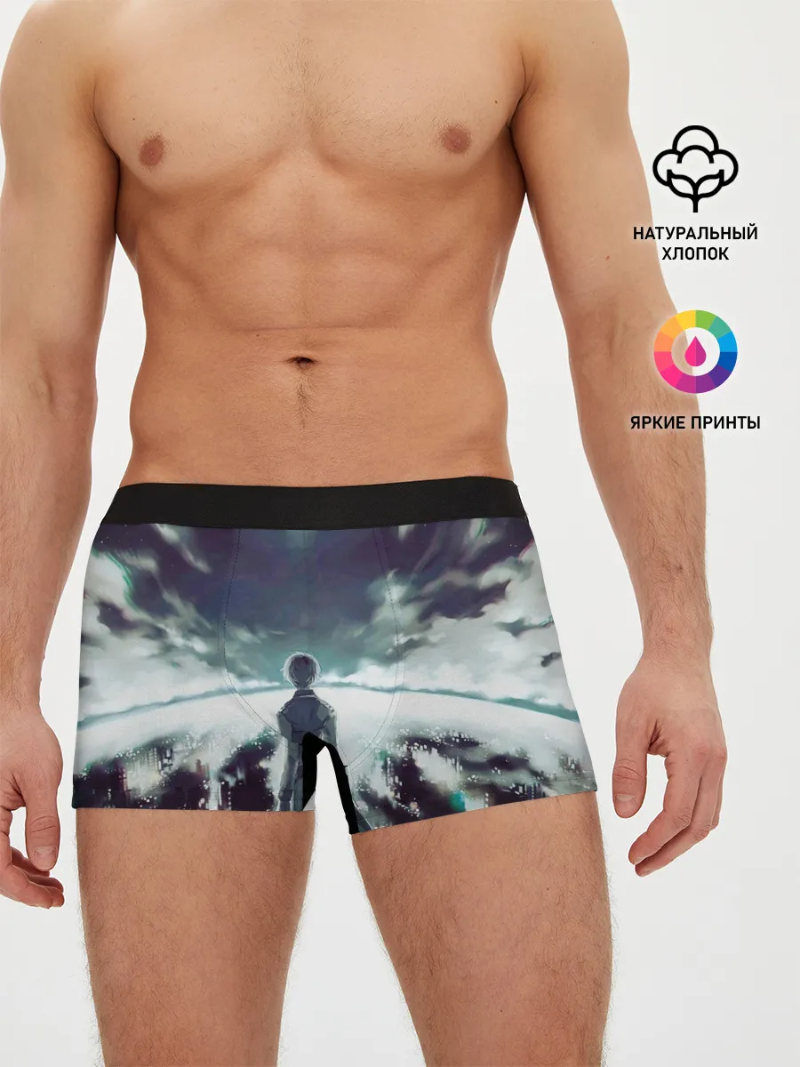 Мужские трусы боксеры / Ken Kaneki смотрит в даль