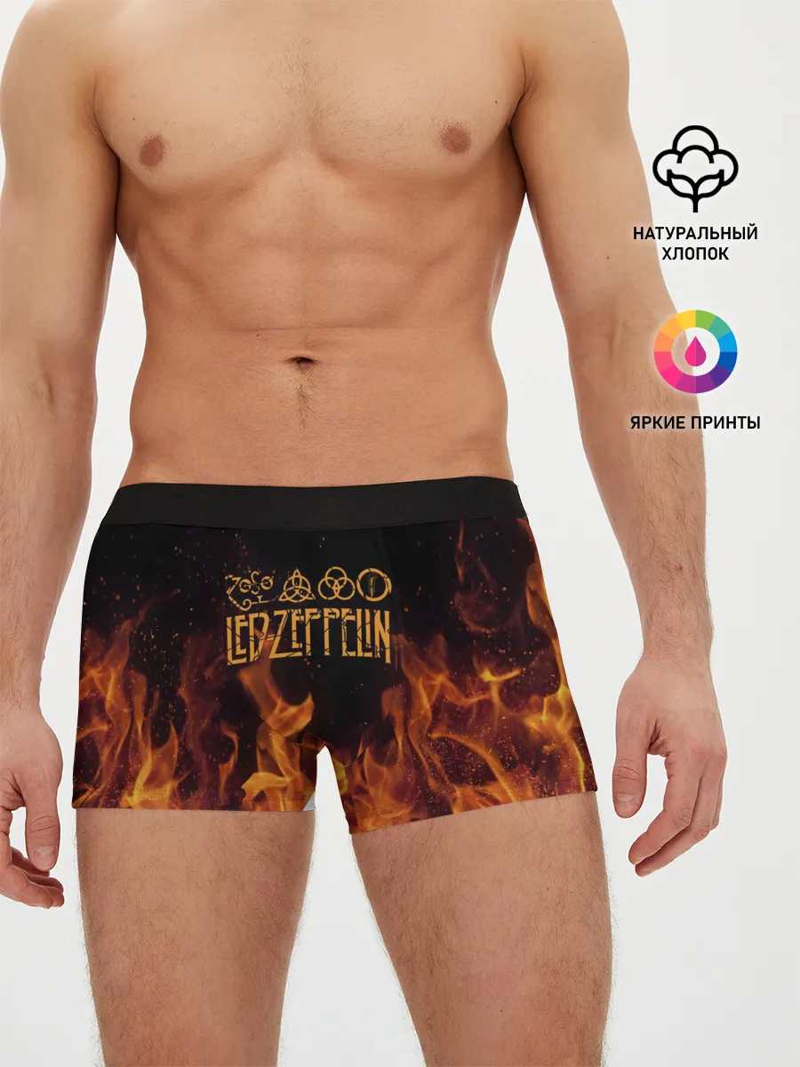 Мужские трусы боксеры / led zeppelin