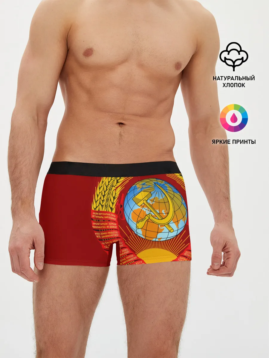 Мужские трусы боксеры / Герб СССР
