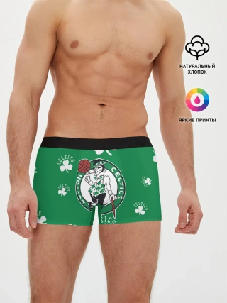 Мужские трусы боксеры / Boston celtics, nba
