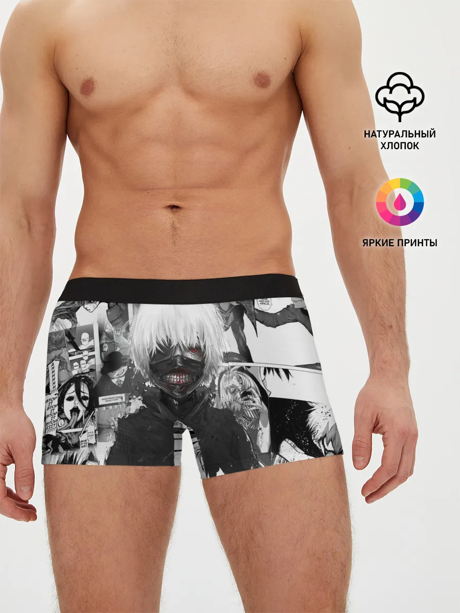 Мужские трусы боксеры / Токийский гуль манга