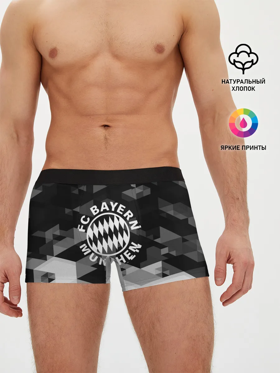 Мужские трусы боксеры / Bayern Munchen Geometry Sport