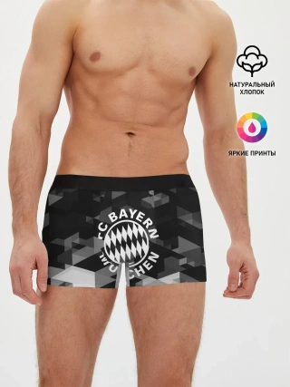 Мужские трусы боксеры / Bayern Munchen Geometry Sport