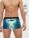 Мужские трусы боксеры / Акула