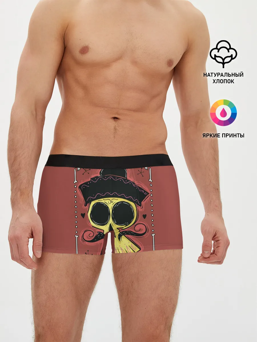 Мужские трусы боксеры / Dia de los Muertos