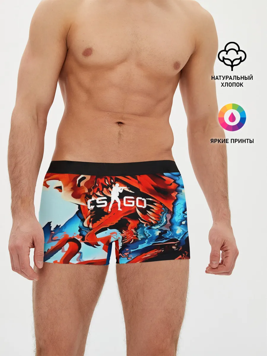Мужские трусы боксеры / CS GO Hyper Beast