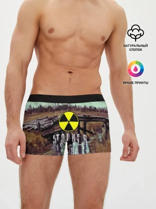 Мужские трусы боксеры / S.T.A.L.K.E.R ВАНЯ