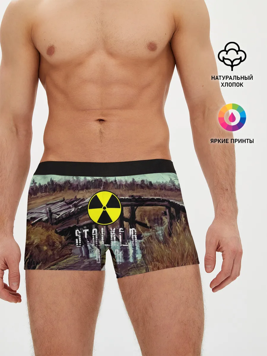 Мужские трусы боксеры / S.T.A.L.K.E.R ВОВА
