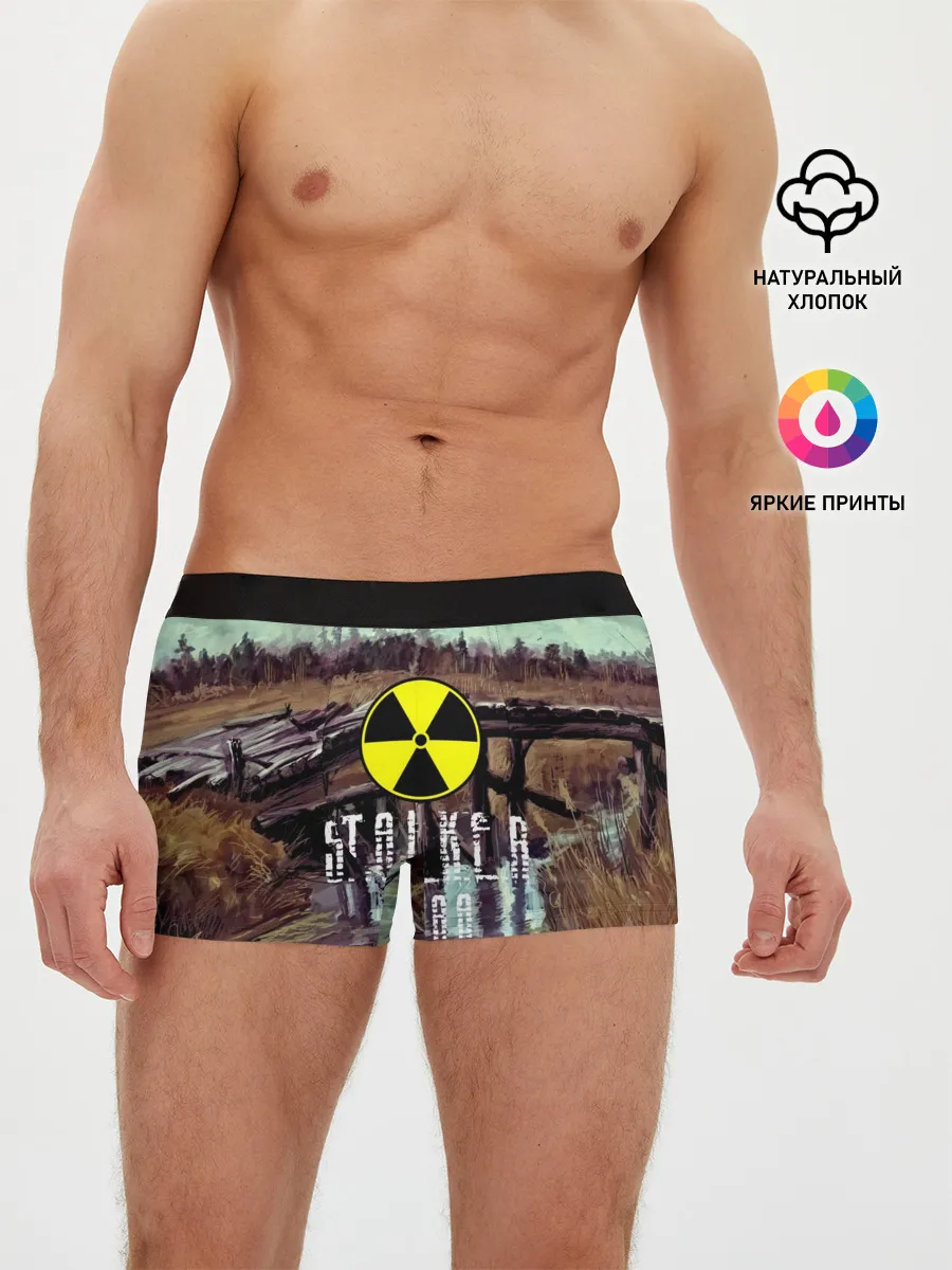 Мужские трусы боксеры / S.T.A.L.K.E.R ВОВА