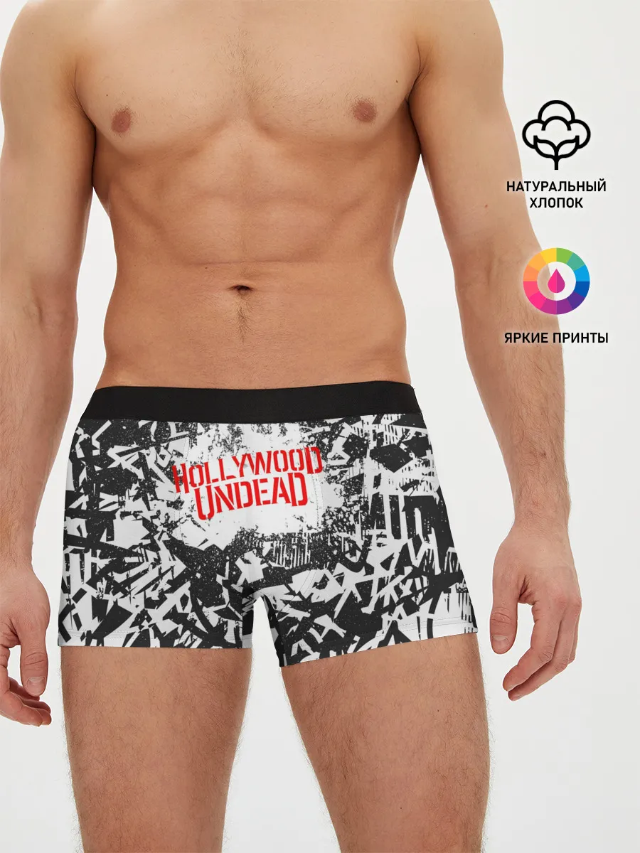 Мужские трусы боксеры / Hollywood Undead