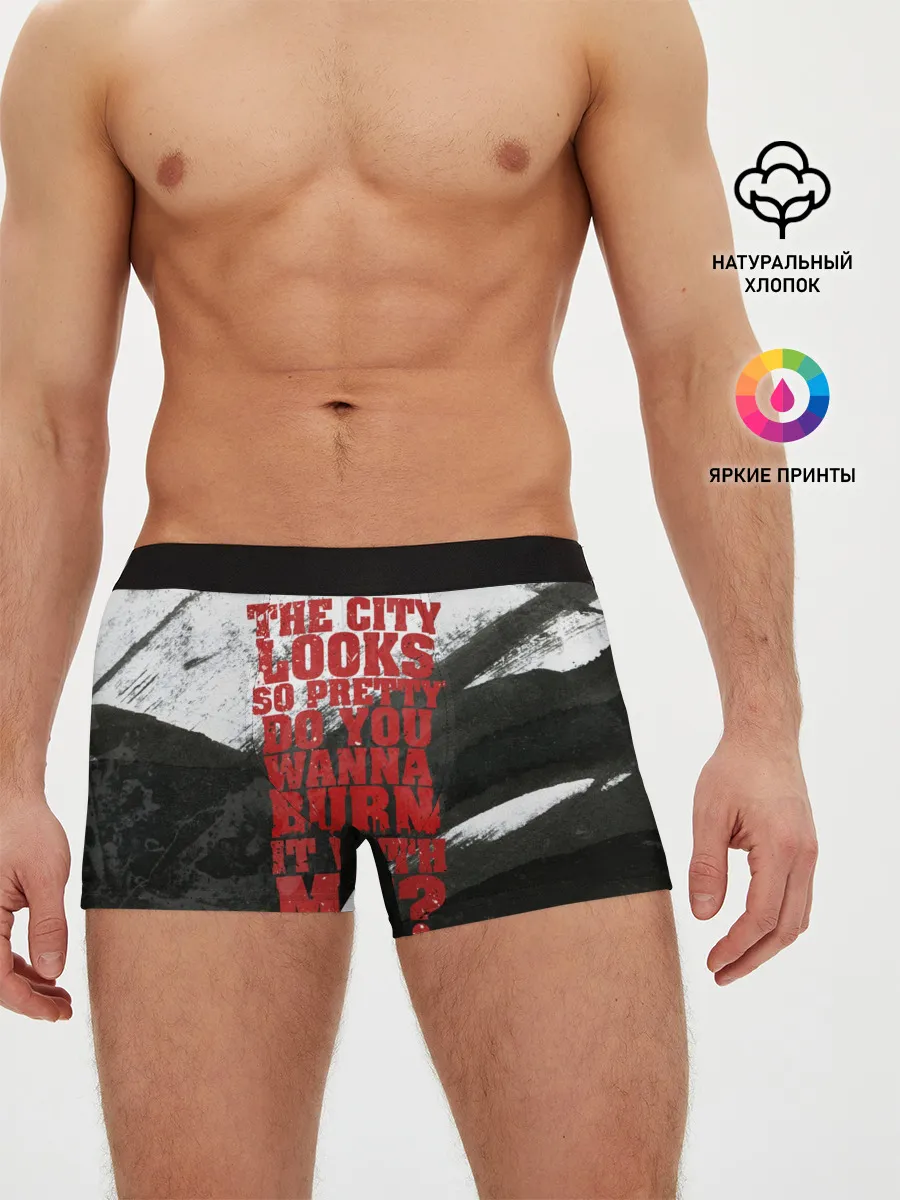 Мужские трусы боксеры / Hollywood Undead