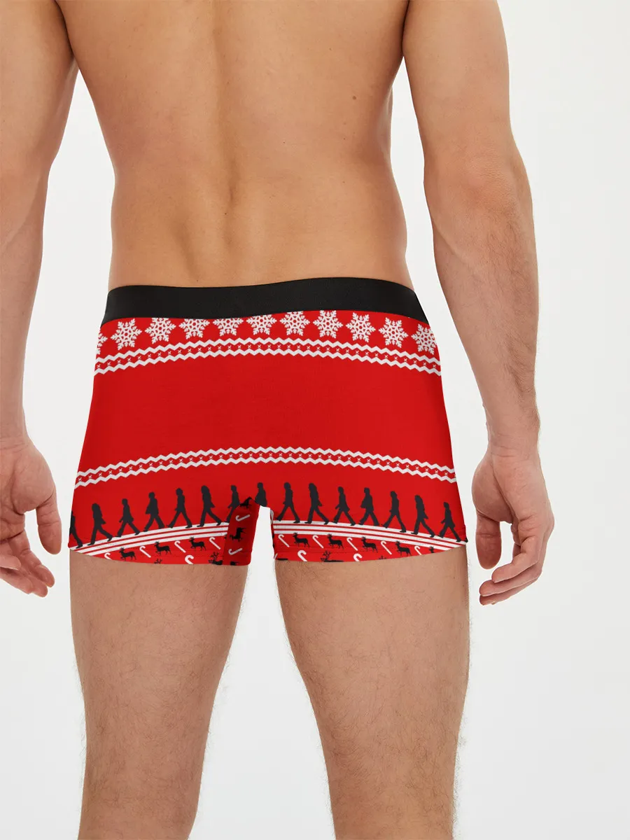 Мужские трусы боксеры / Праздничный The Beatles