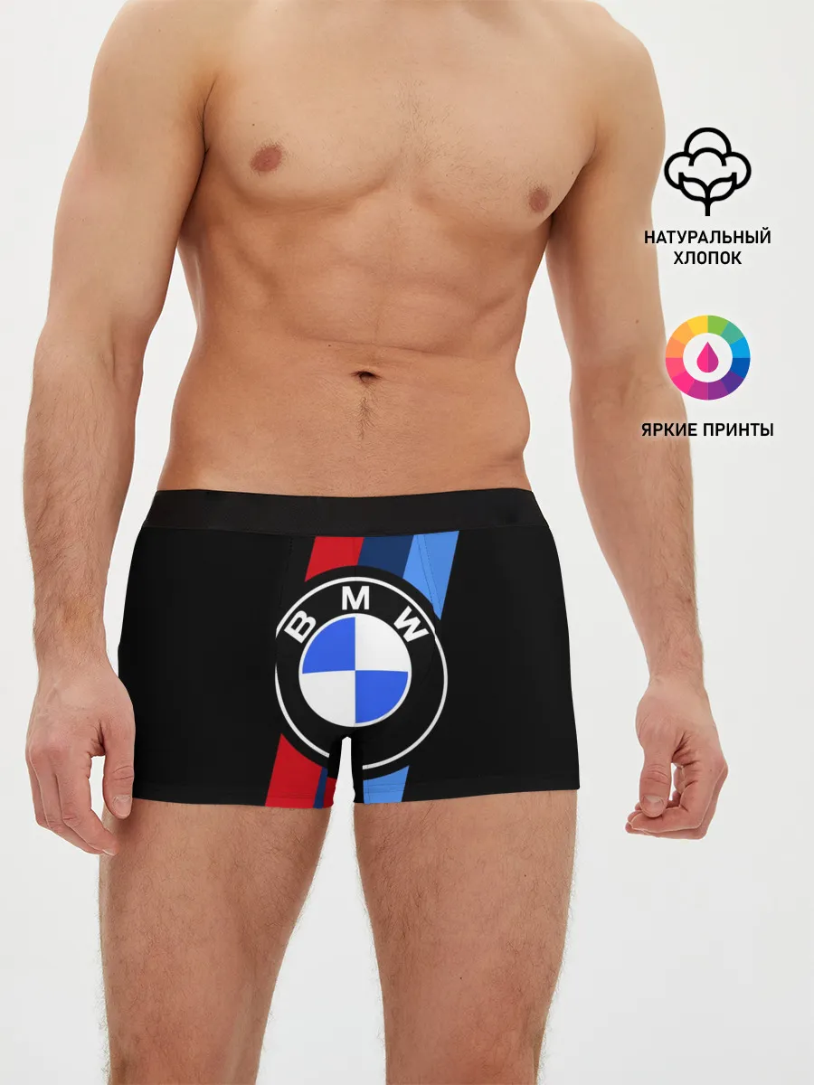 Мужские трусы боксеры / BMW 2021 M SPORT / БМВ М СПОРТ