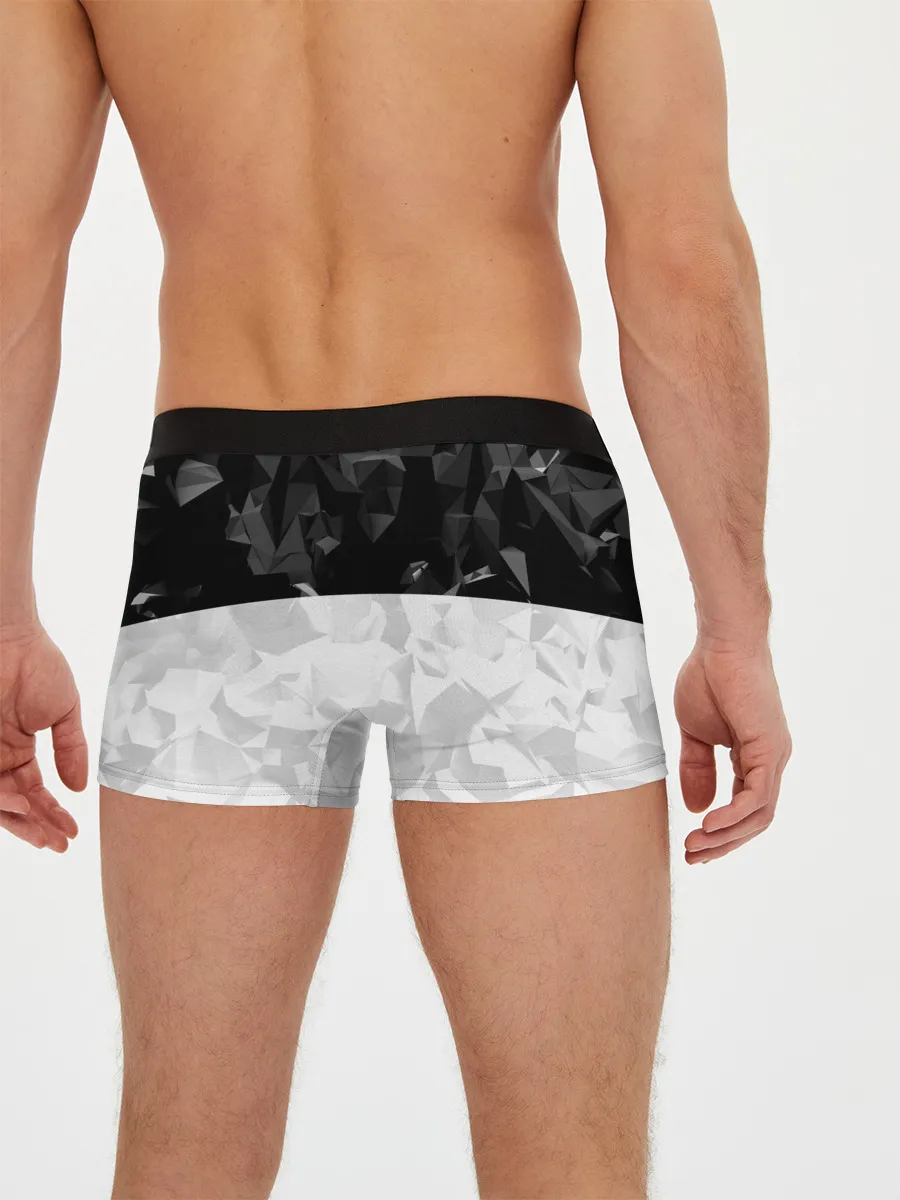 Мужские трусы боксеры / BITCOIN Black Collection