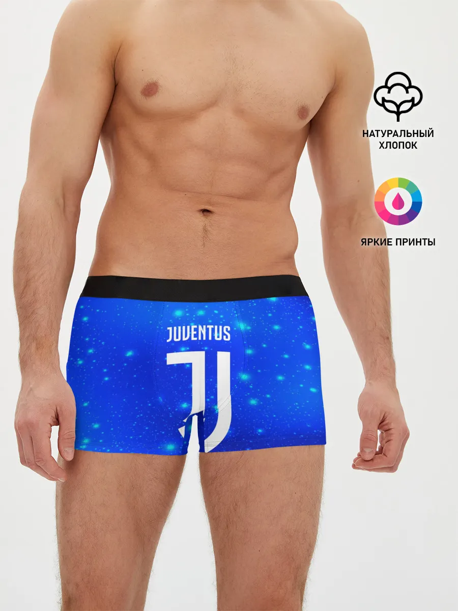 Мужские трусы боксеры / Juventus space collection