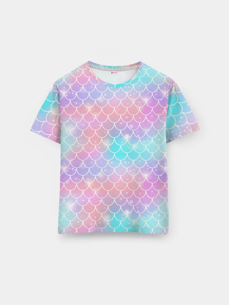 Мужская базовая футболка / РУСАЛКА | ЧЕШУЯ