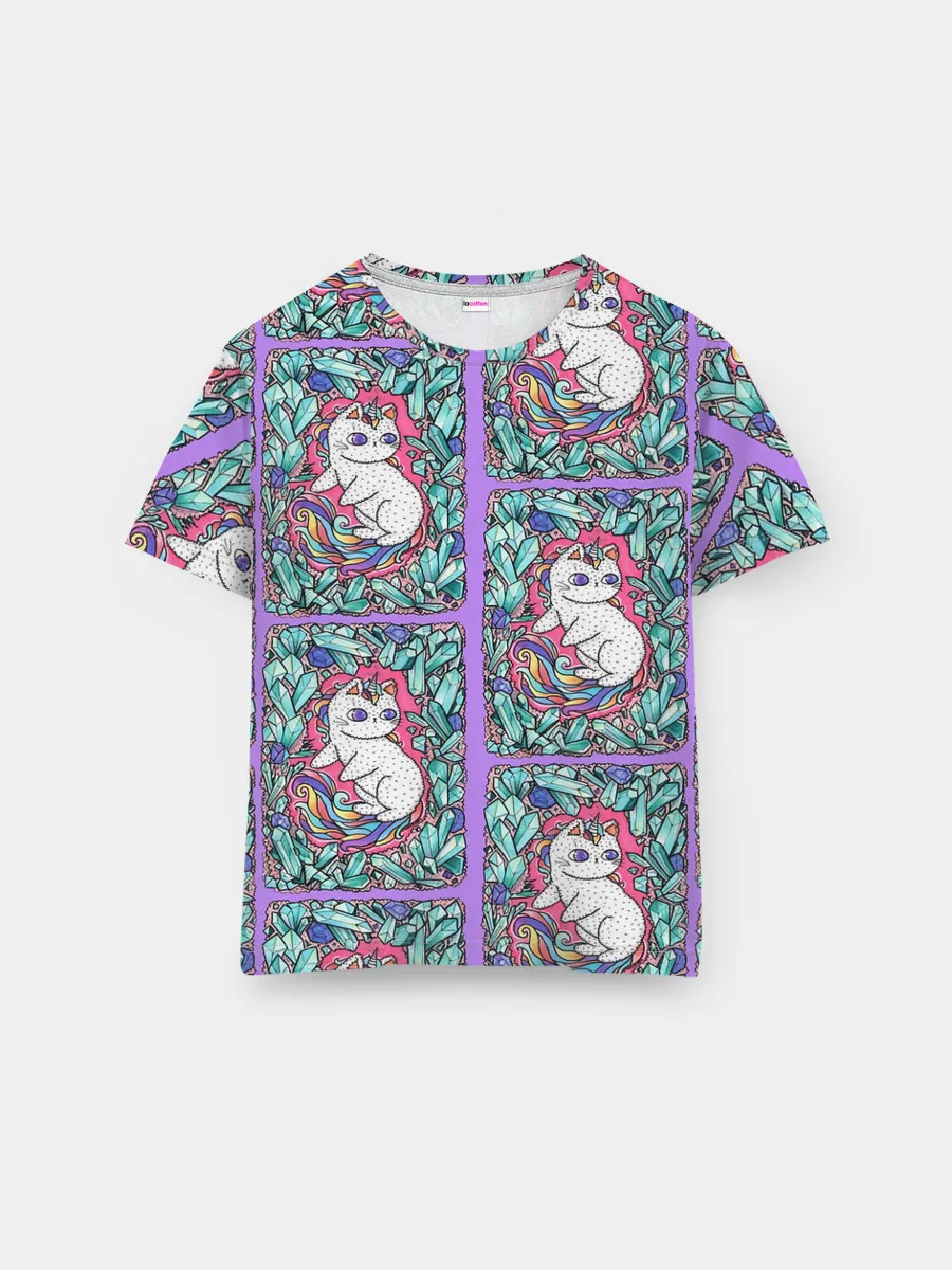 Мужская базовая футболка / Маленькие Единорожки