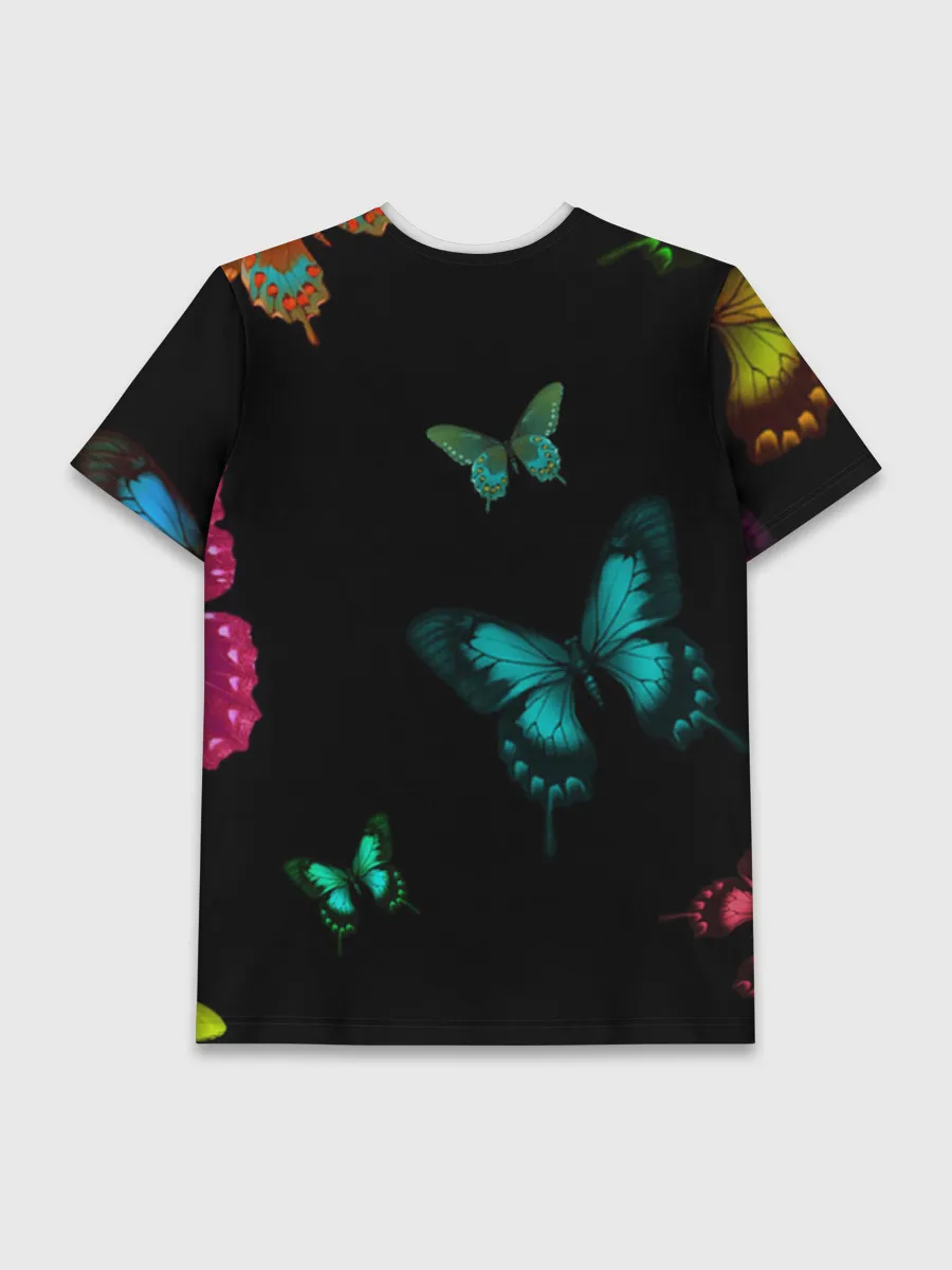 Мужская базовая футболка / Ночные Бабочки